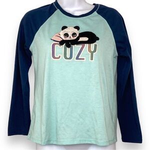 Old Navy cosy panda tedy bear sleep top XXL